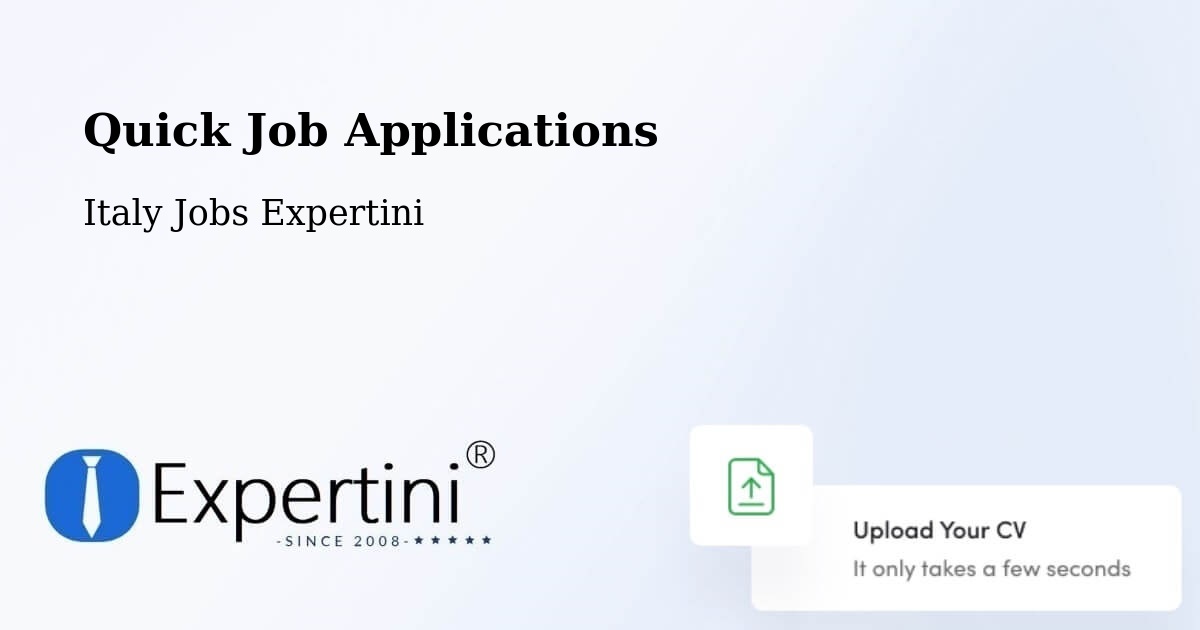 Quick Apply Feature – Arezzo - Italy Jobs Expertini